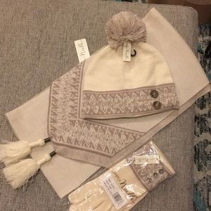 Scarf Gloves Hat Set